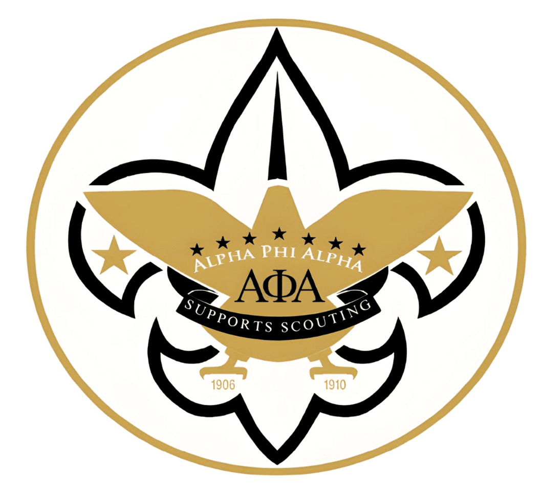 Alpha Phi Alpha Supporting Scouting emblem