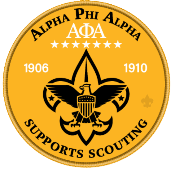 Alpha Phi Alpha Supports Scouting patch